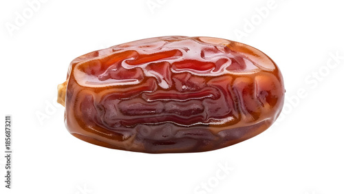 Single Date Fruit CloseUp transparent background
