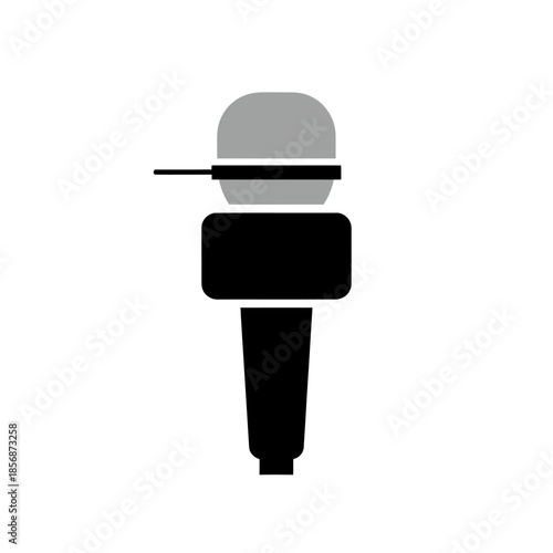 Microphone Icon Simple Design Element.