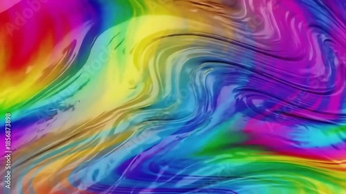 Vibrant Abstract Color Swirl Motion Art.