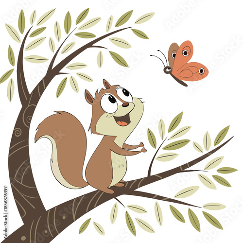 squirrel on tree
