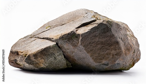 Stones Isolated On White Background Big Granite Rock Stone Rock Stone Isolated On White Background
