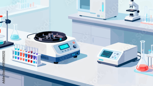 Laboratory equipment and test tubes