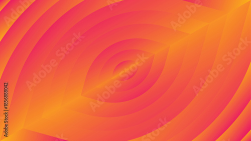 Bright abstract orange and yellow waves creating a colorful artistic background