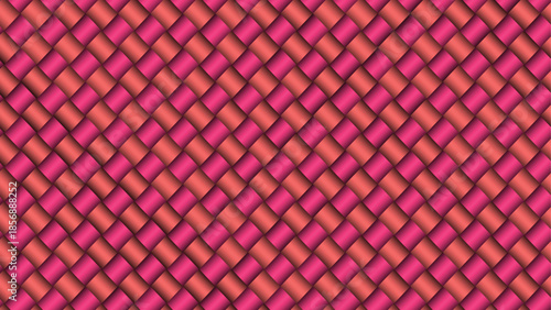 A seamless pink geometric square pattern with a soft vintage look for wallpaper or fabric design