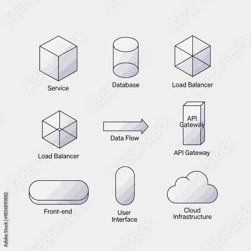 Cloud computing infrastructure components architecture diagram