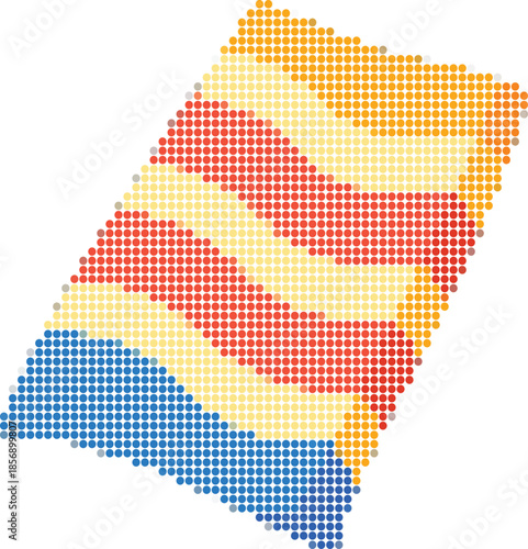 Colorful Pixel Heart Design