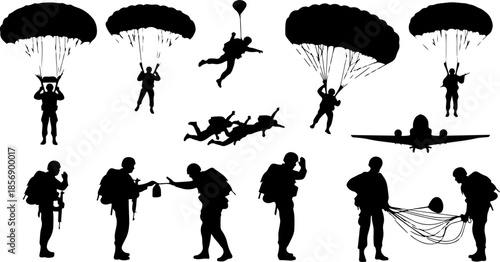 Tactical Warfare Soldier Silhouettes