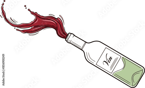 Transparent PNG available
Set of wine bottle with wine glasses vector icons. Drink alcohol. Vector