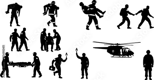 Tactical Warfare Soldier Silhouettes