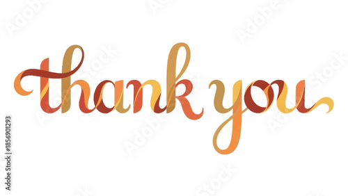 Thank You Message Written Text.