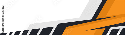 Vector car sticker wrap design. Graphic abstract line racing background kit design for vehicles, race cars, rallies, adventures, and liveries.