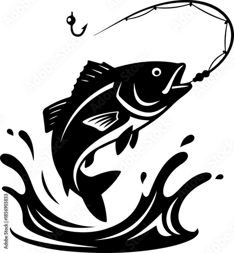 Fishing Elements Vector Set