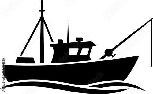 Fishing Elements Vector Set