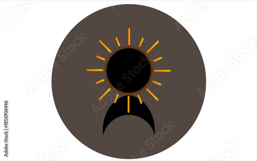 Eclipse Icon Element For Design