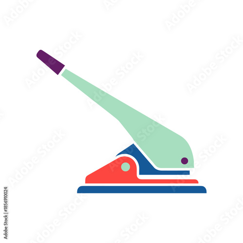 Colorful Paper Puncher Tool for Office and Craft Use.