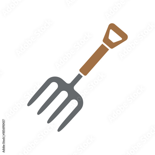 Garden Pitchfork Tool for Agriculture and Farming.