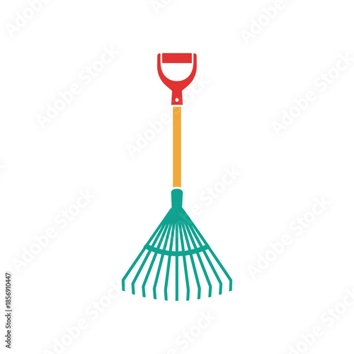 Garden Rake Tool for Yard Work and Landscaping.