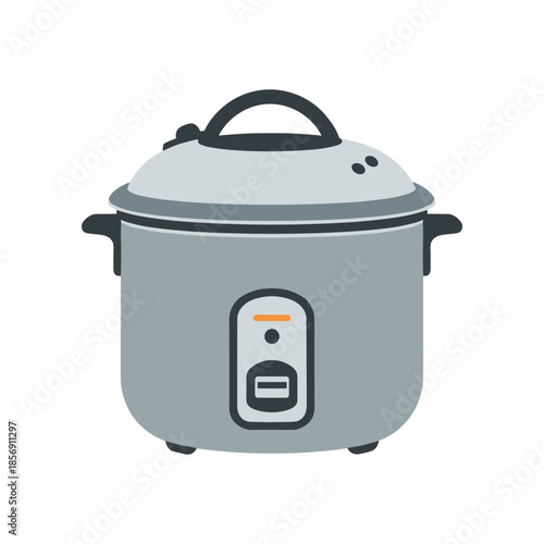 Modern Electric Rice Cooker for Home Kitchen Appliances.