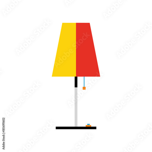 Modern Table Lamp with Two Tone Shade.