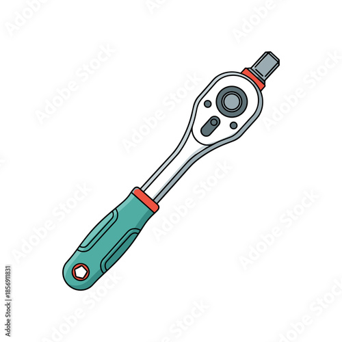 Ratchet Wrench Tool for Mechanical Work and Repairs.