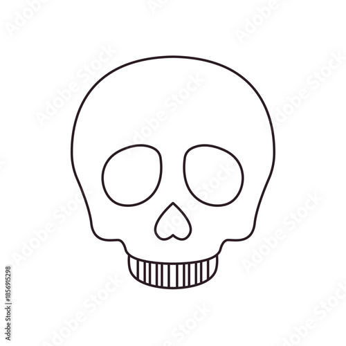 skull death scary halloween dead skeleton toxic pirate dying from laughter emoji symbol sign icon vector illustration isolated flat