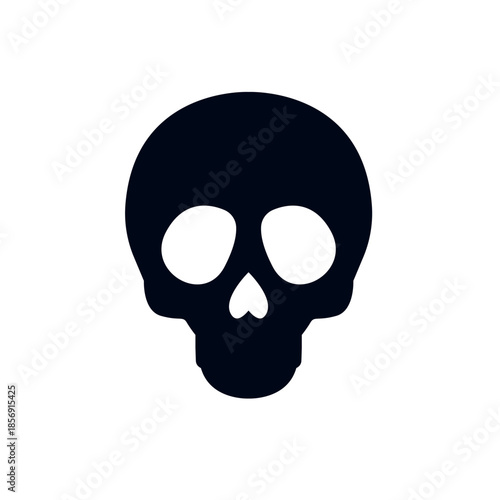 skull death scary halloween dead skeleton toxic pirate dying from laughter emoji symbol sign icon vector illustration isolated flat