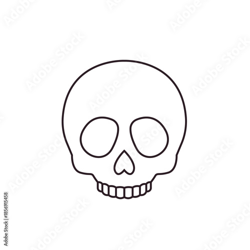 skull death scary halloween dead skeleton toxic pirate dying from laughter emoji symbol sign icon vector illustration isolated flat