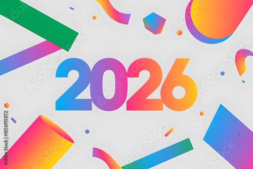 Happy New Year 2026 Celebration Design