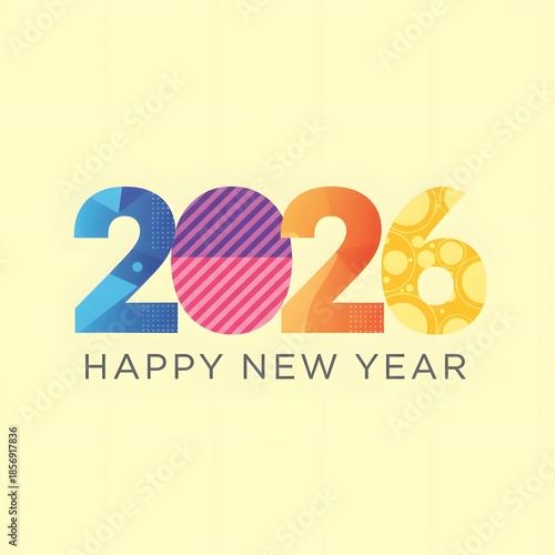 Elegant 2026 New Year Greeting Celebration Design
