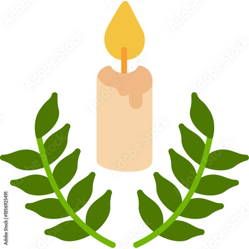 Advent Candle Wreath Icon