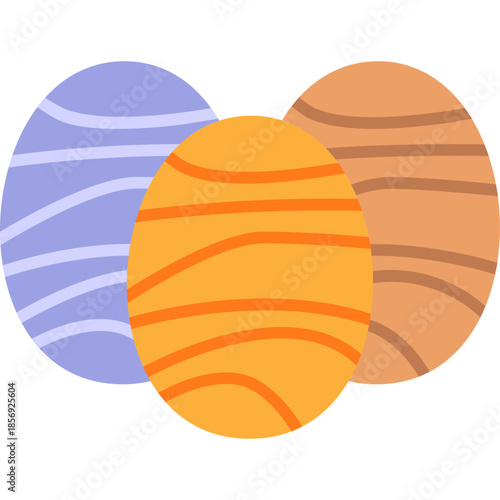 Caramel Easter Eggs Icon