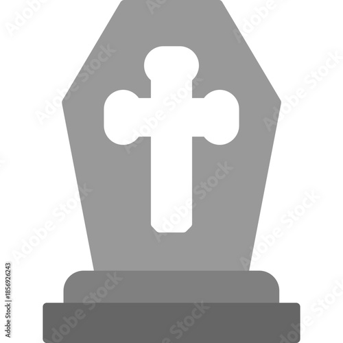 Christian Coffin Cross Icon