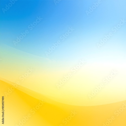 A vibrant blue and yellow background features dynamic white lines that crisscross, creating an energetic and modern abstract design.
