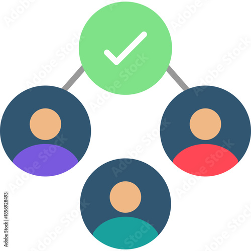 Individual Identity Network Icon