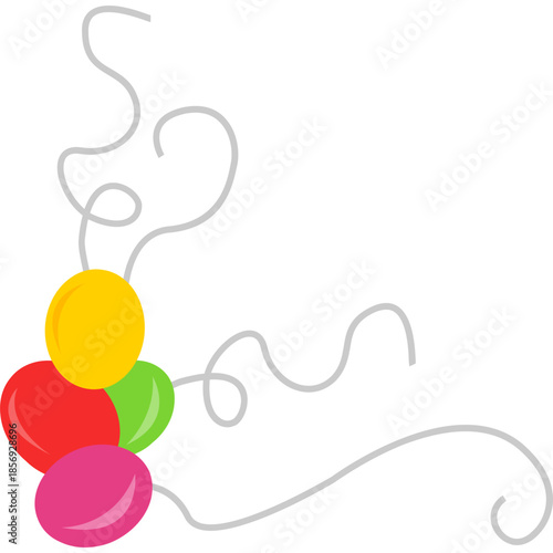 Party Streamers and Confetti Icon