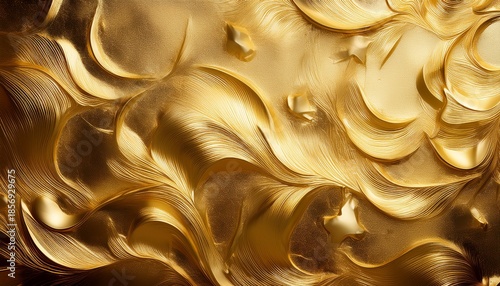 Gold Texture Christmas Abstract Background