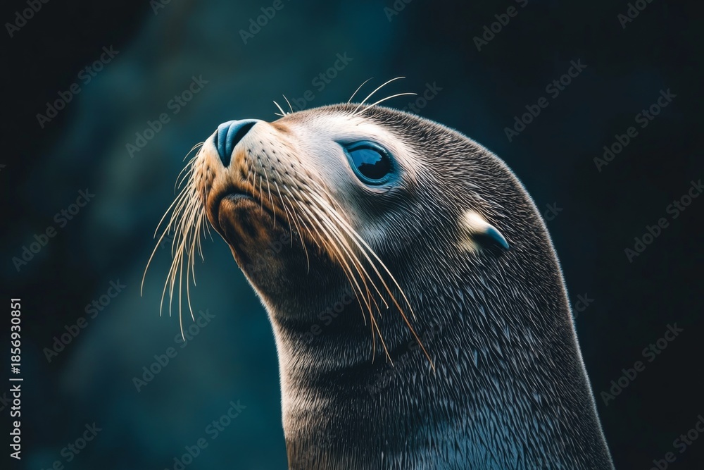 Obraz premium seal animal with a copy space