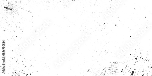 Rough grey and white texture vector. Distressed overlay texture, Dirty or dust film grain speck grit grunge overlay on white background, Vector Illustration. Black isolated on white background,