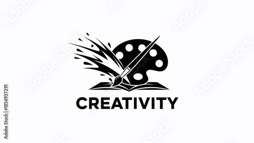 Creativity Concept with Paintbrush and Palette.