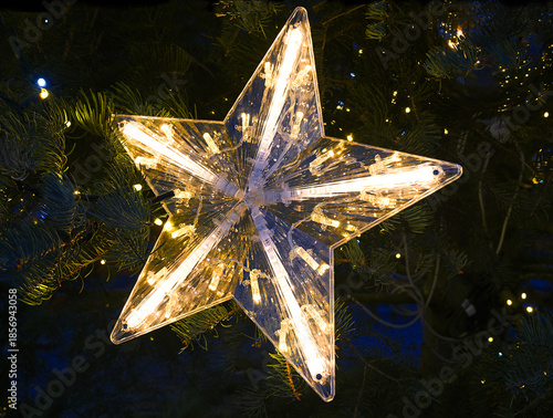 Christmas star - star-shaped Christmas tree decorations