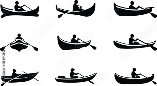 Rowboat Icon Set  Rowboat Icons – Top Collection