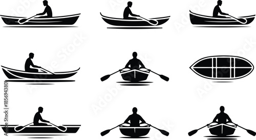 Rowboat Icon Set  Rowboat Icons – Top Collection