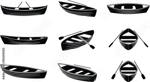 Rowboat Icon Set  Rowboat Icons – Top Collection
