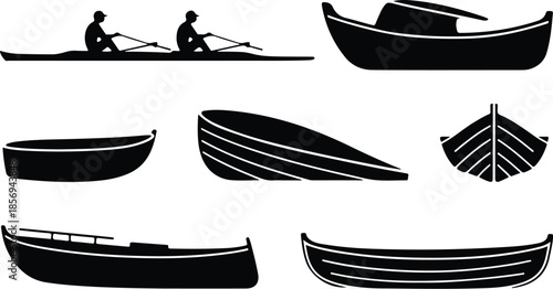 Rowboat Icon Set  Rowboat Icons – Top Collection