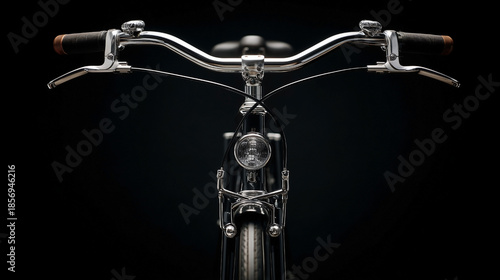 Wallpaper Mural A bicycle with a black frame and a silver handlebar Torontodigital.ca