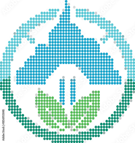 Simple Green Circle Design