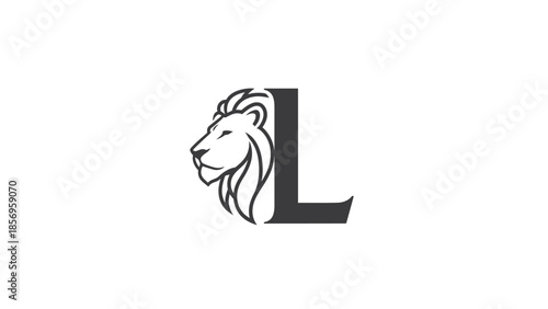 A geometric lion logo with a stylized mane and letter L on a clean white background, conveying a strong and modern graphic design.
