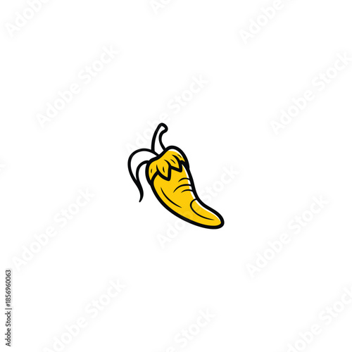 A-padron-pepper-vegetable-icon-doodle-art-Vector Illustration.