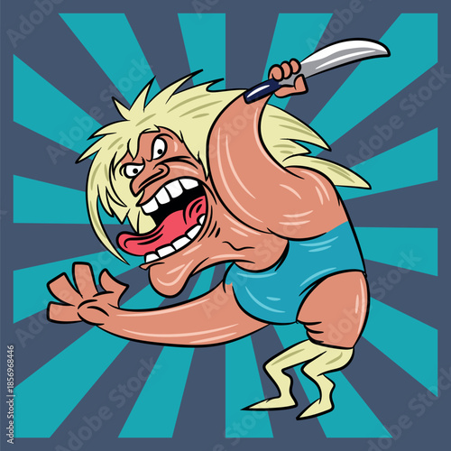 Mexican wrestler with mask in different poses, design of Mexican culture, urban lifestyle and with entrances and moves of the wrestling.