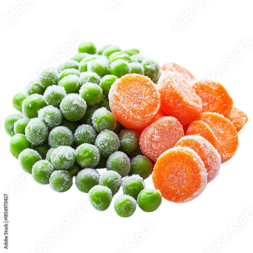 Frozen peas and carrots